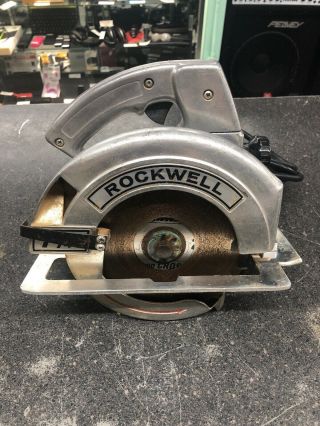 Vintage Rockwell Circular Saw Model 215,  7 1/4 Inch
