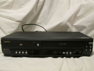 Symphonic Vhs Dvd Combo Player Wf803 Video Cassette Recorder No Remote