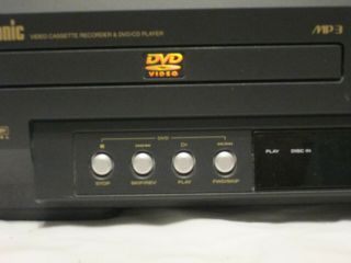 Symphonic VHS DVD Combo Player WF803 Video Cassette Recorder No Remote 6
