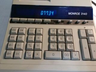 Monroe - 3140 - VTG Business Commercial Adding Machine Calculator - 2