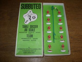 Vintage Subbuteo Hw Team 171 - Middlesbrough (inc Number Label Box)