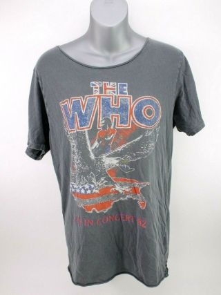 Junk Food The Who Vintage Reprint T Shirt Farewell Tour 