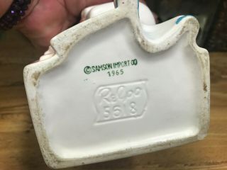 VTG 1965 Samson Import Co.  Ceramic Baby in Chair Planter Japan 5618 Relpo 5.  5 