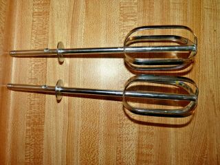 Set Of Beaters For Vintage Sunbeam Mixmaster Hand Mixer.  Beaters Only