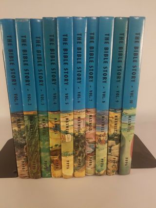 The Bible Story In 10 Volumes - 1956 - Arthur Maxwell - Illustrated - Childrens