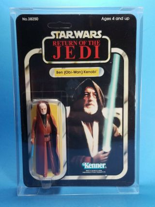 Vintage Star Wars Ben (obi - Wan) Kenobi Figure 79 Back Rotj Recard Kenner 1984