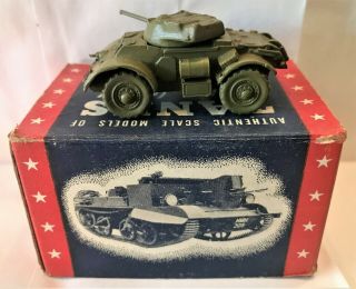 Vintage Ww Ii Cast Iron Authenticast Us Armored Car 5171 Mib