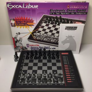 Vintage Stiletto 2 Electronic Chess Board Game Computer
