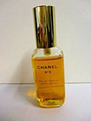 Vintage Chanel No.  5 Spray Perfume Refill 1.  5 Oz 44 Ml 95 Full Bottle
