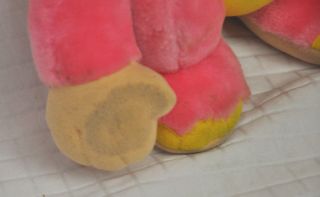Vtg RHINOKEY Wuzzle SOFTIES Hasbro PINK Monkey PLUSH Stuffed Animal KOREA Disney 5