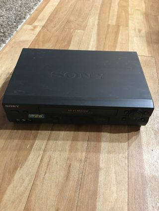 Sony Slv - N55 4 - Head Hi - Fi Vcr Video Cassette Recorder - Great
