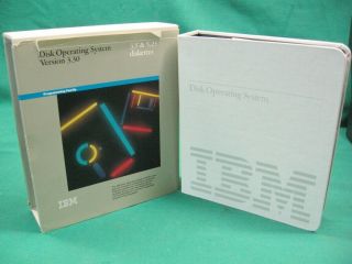 Vintage Ibm Dos 3.  30 3.  5 " & 5.  25 " Disks & Manuals Excellent; 1987