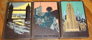 Lands And Peoples The World In Color Vols.  I,  Ii,  & Vi 1938 Wonderful Pictures