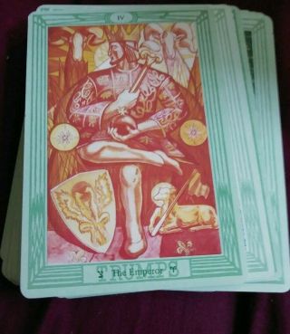 Vintage 1969 1st edition Thoth Tarot Cards Aleister Crowley Unique Variation 5