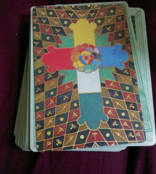 Vintage 1969 1st edition Thoth Tarot Cards Aleister Crowley Unique Variation 6