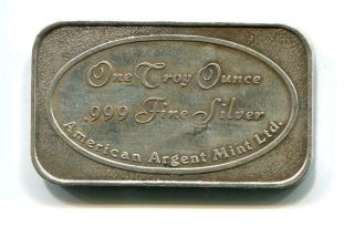 1oz.  999 Silver Bar | America Land of the | Vintage Bar (RC16974) 2