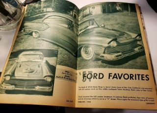 1950 ' s Vintage Car Craft,  Custom Cars,  Custom Rodders Magazines - total 5 8