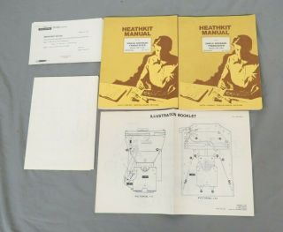 Vintage Heathkit Sb - 104a Single Band Transceiver Assembly & Operation Manuals