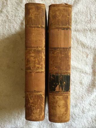 The Life Of George Washington Books John Marshall 1832 Leather 2 Volume Set