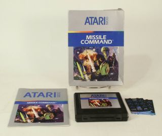 Vintage Boxed Atari 5200 Game Missile Command &