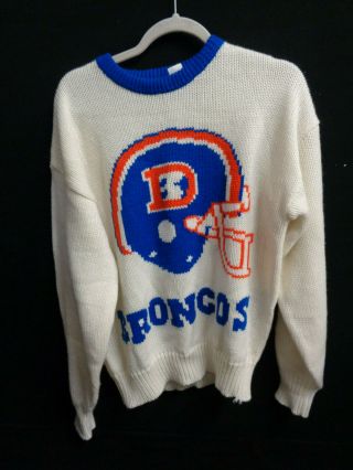 Vintage Denver Broncos Cliff Engle Ltd Sweater Size Adult Large