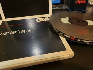 3M Scotch Reel to Reel Leader Tape - 1/4in x 1500ft 61W - 1/ - 1500 5