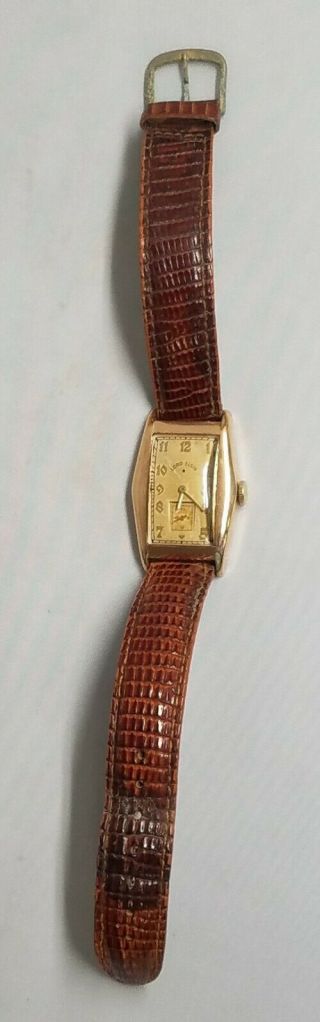 Vintage Lord Elgin 10k Gold Filled Wrist Watch 17 Jewels