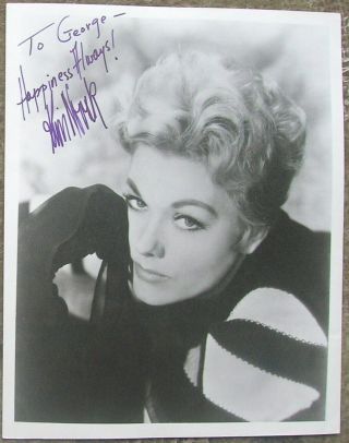 Kim Novak Vintage Autograph Photo