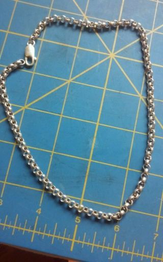 Vintage Sterling Silver Heavy Chain Necklace 1 Price Ships All