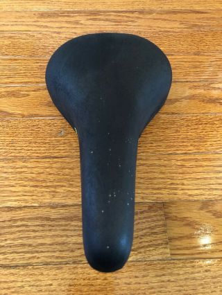 SELLE ITALIA Anatomic vintage brown leather road bike saddle,  Made in Italy. 3