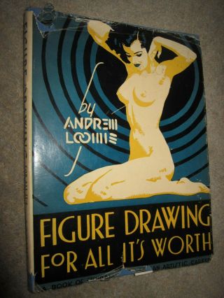 Vtg Hc Book,  Figure Drawing For All It 