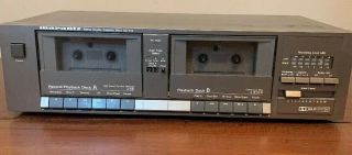 Marantz Stereo Double Cassette Deck Sd - 432 Made In Japan