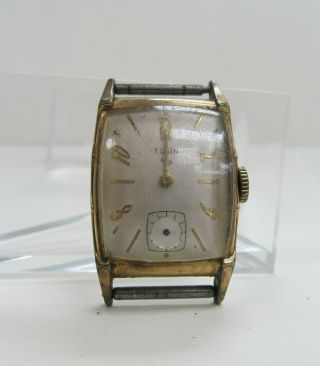 Vintage Elgin 673 17 Jewels Mechanical 10k Rgp Watch S801618 Repair/parts - 103