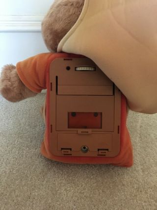 Teddy Ruxpin Vintage 1985 Talking Animated Bear In Suit with 1 cassette 4