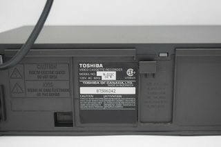【Near Mint】Toshiba VCR VHS 4 Head Hi - Fi Stereo Video Cassette Recorder W - 522C 4