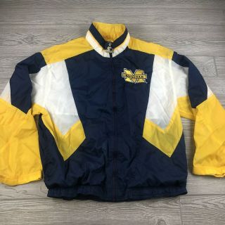 Vintage University Of Michigan 90s Men’s Starter Windbreaker Jacket Sz Large X36
