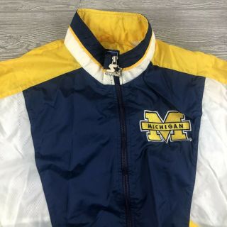 Vintage University of Michigan 90s Men’s Starter Windbreaker jacket sz Large X36 4