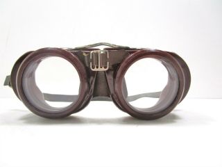 Vintage Welsh Mfg Company Welding/metalsmith Protective Goggles Made In Usa