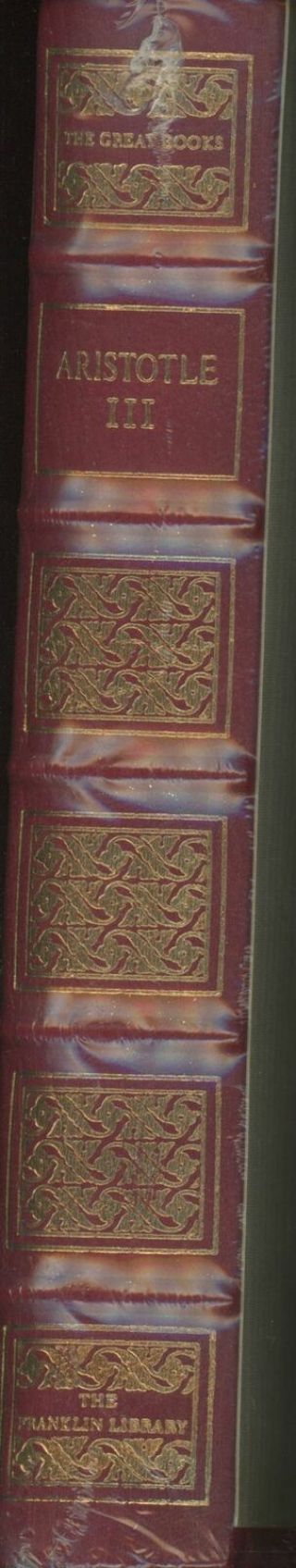 W D Ross / Franklin Library The Of Aristotle Vol Iii Physics 1st Ed 1982