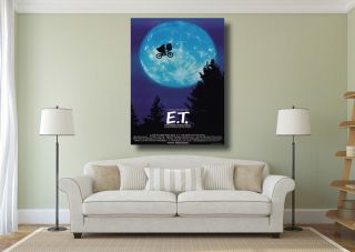 Et The Extra Terrestrial Classic Vintage Movie Large Wall Art Poster Print A0 A1