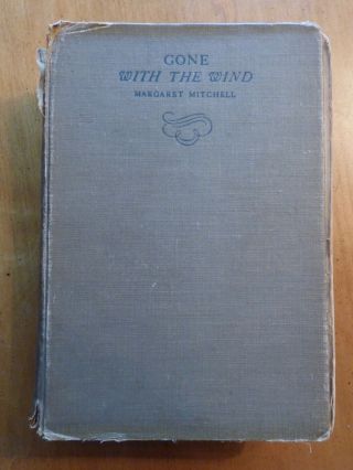 Vintage Gone With The Wind By Margaret Mitchell 1937 Edition