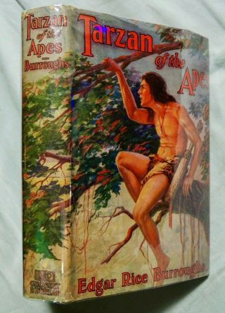 Tarzan Of The Apes; Burroughs,  Edgar Rice 1914 W/ Dustjacket