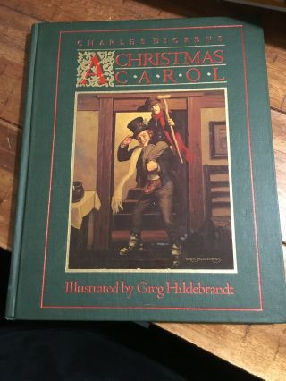 A Christmas Carol,  By Charles Dickens 1983 Greg Hildebrandt Illustrated Hc