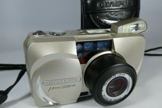 Old Vintage Olympus Mju Zoom 140 35mm Film Camera