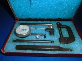 Vintage Central Tool Co.  9 Piece Complete Micrometer Set No.  200 W Metal Case Usa