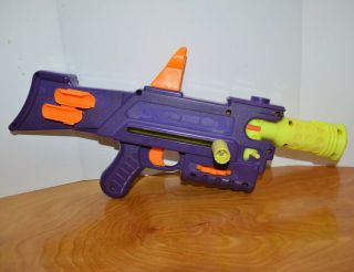 Vintage Nerf Sneakshot Dart Gun 1994 Purple Yellow