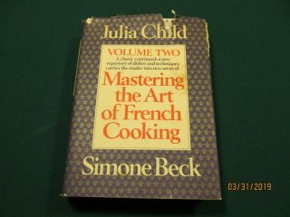 1st Edition.  Mastering The Art Of French Cooking Vol.  2 Julia Child 1970