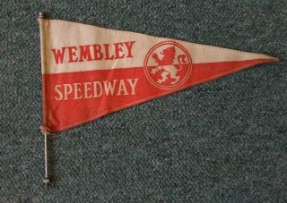 Vintage Wembley Speedway Pennant 1950 