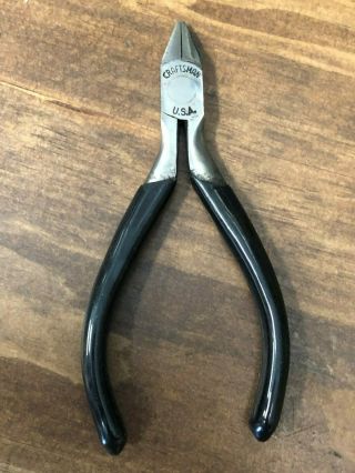 Vintage Craftsman 4 Inch Side Cutter Mini Pliers 45904 C Series Made In Usa