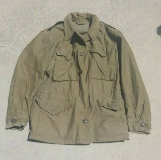 Vintage Ww Ii Field Jacket M - 1943 Size 34 S Usmc